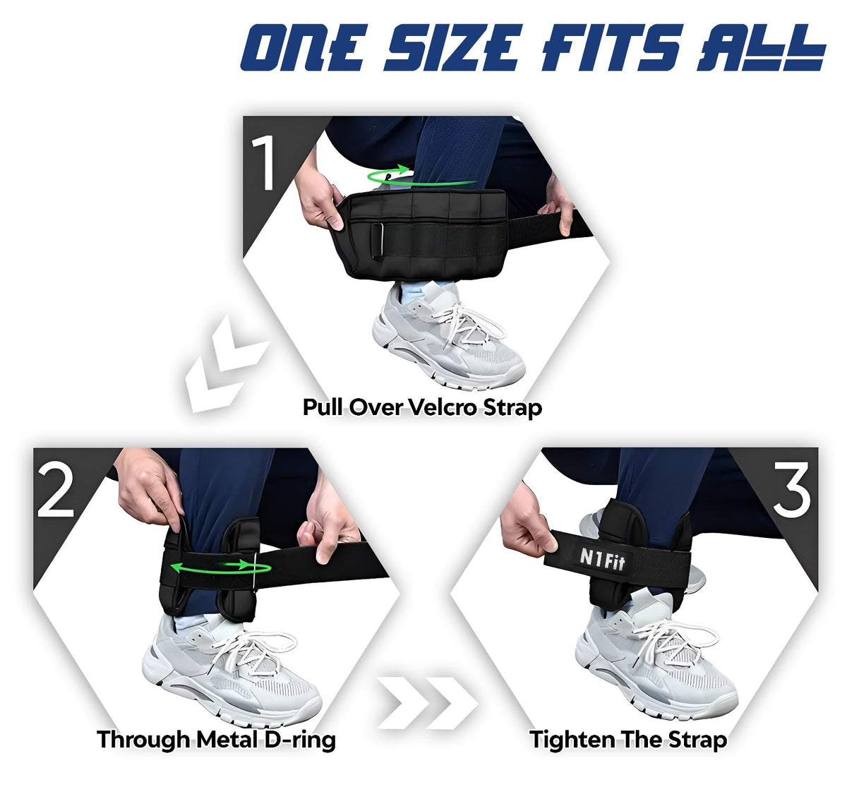 10lbs/Pair Adjustable Ankle Weights B92609
