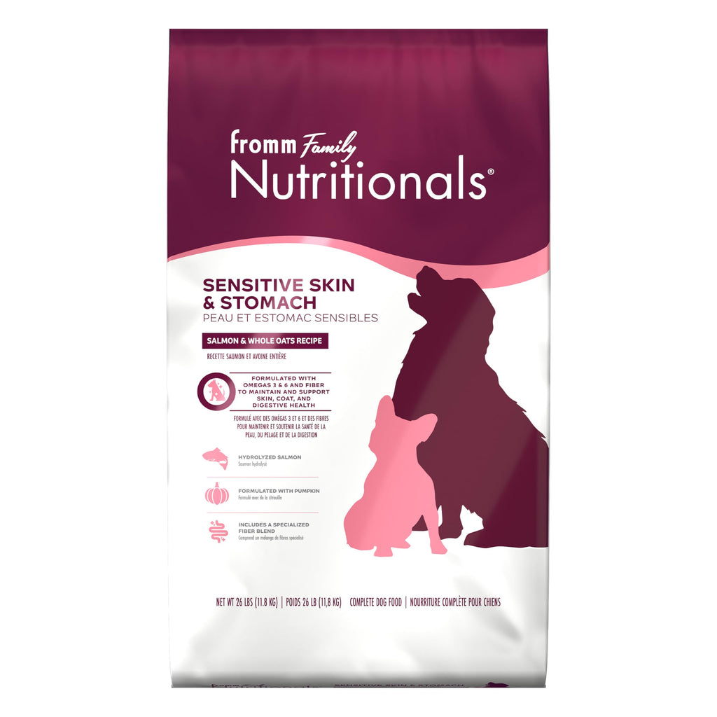 Salmon & Whole Oats Dry Dog Food 26 lb R21809