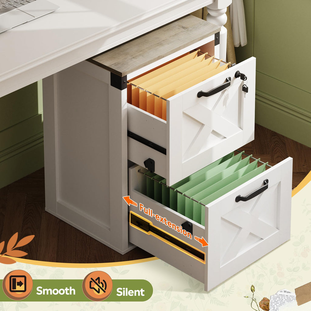 2-Drawer File Cabinet with Lock G413198