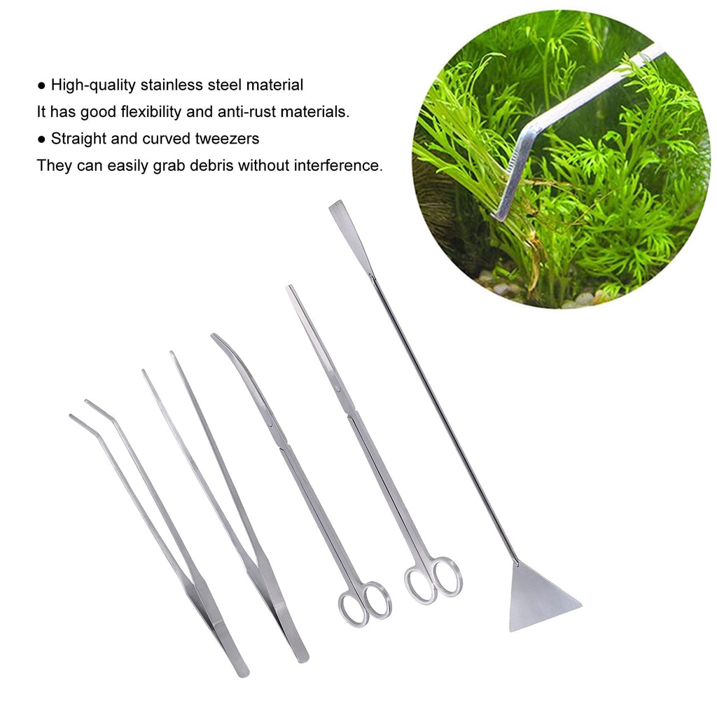 5-in-1 Stainless Steel Aquarium Maintenance Kit Q880348
