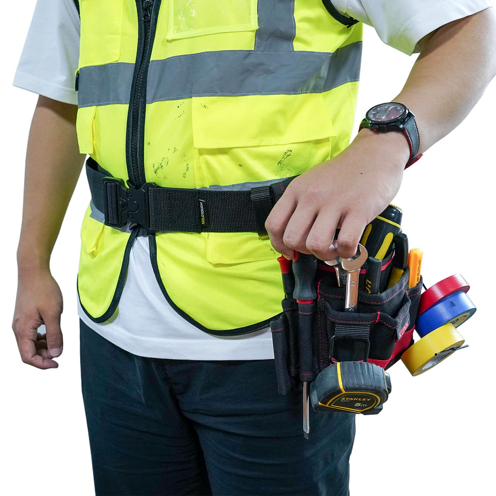 2" Nylon Web Work Tool Belt with Quick Release Metal Buckle R2544