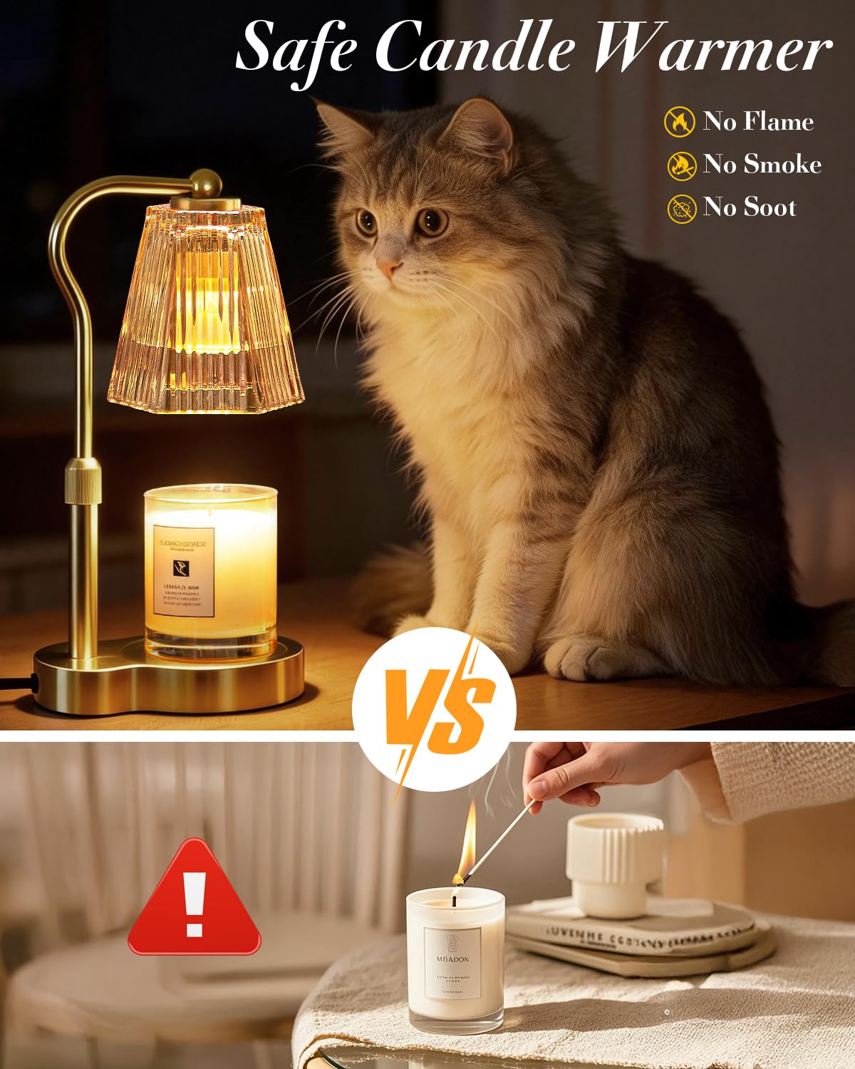 Candle Warmer Lamp with Timer & Dimmable Settings V1776