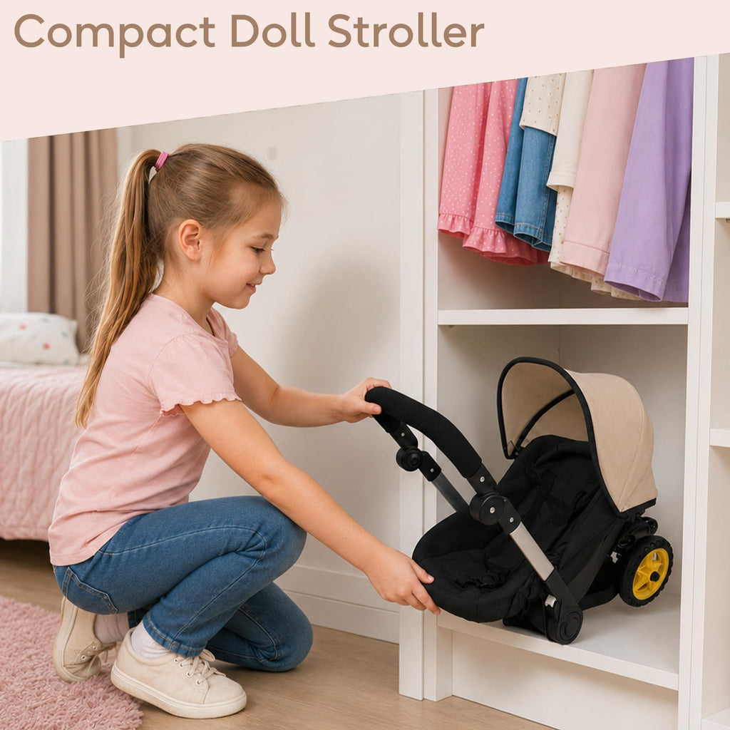 Convertible 2-in-1 Doll Stroller and Car Seat X36696