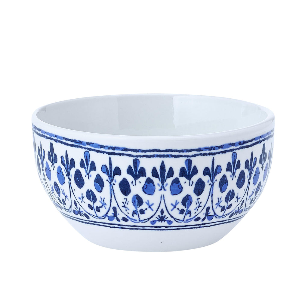 12 Piece Blue Stoneware Dinnerware Set H1007