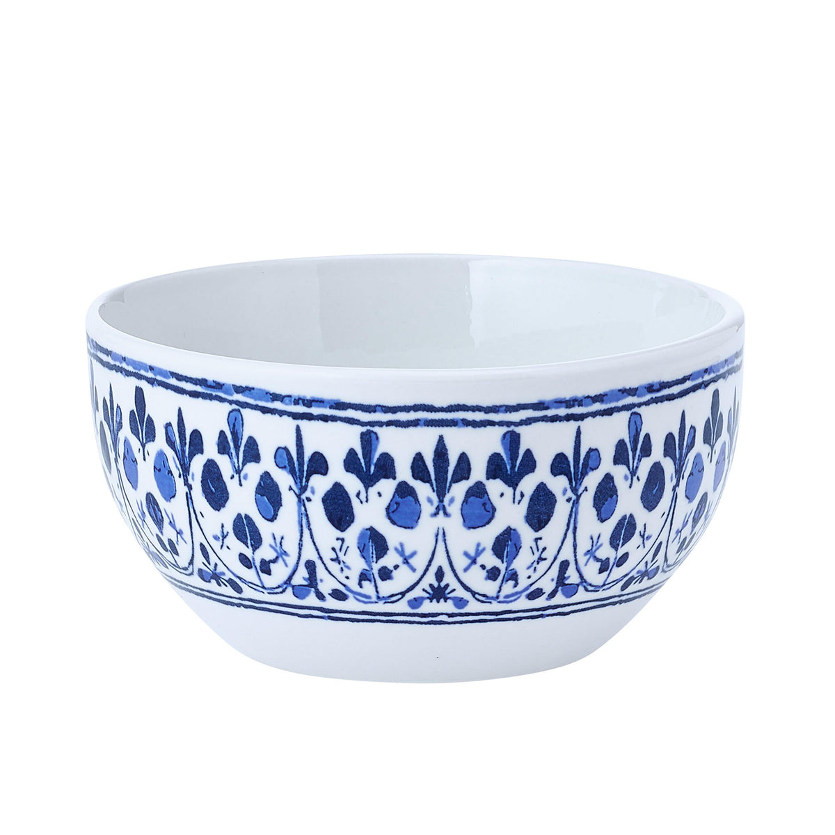 12 Piece Blue Stoneware Dinnerware Set H1007