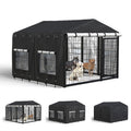 Waterproof Dog Kennel Cover with Transparent Window X18858