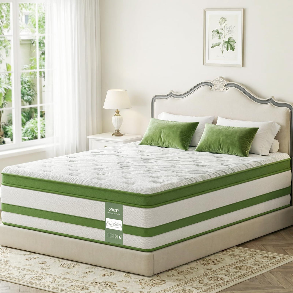 14 Inch Hybrid Memory Foam Full Size Mattress I980
