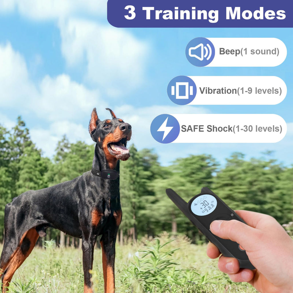 Wireless Dog Fence for 2 Dogs with Waterproof Collar S4619
