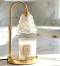 Candle Warmer Lamp with Timer & Dimmer, Adjustable Height, Gold K986007
