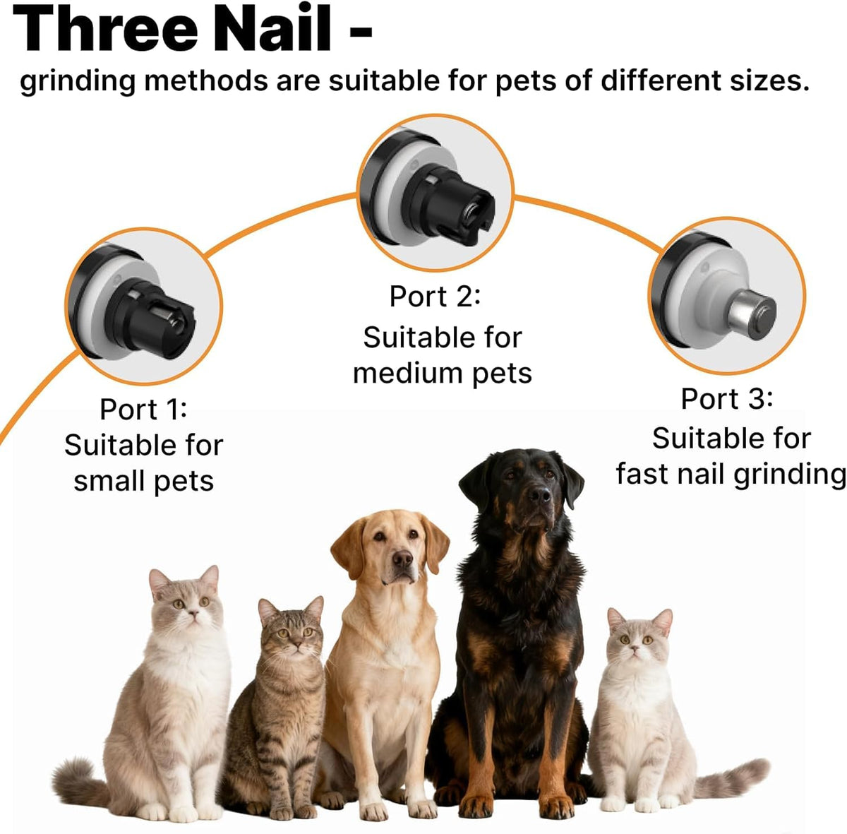 Dog Nail Grinder with Light B7370
