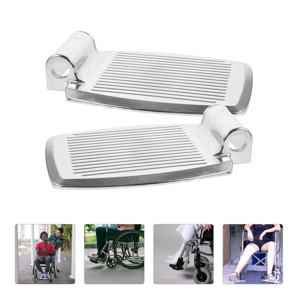 Heavy-Duty Aluminum Alloy Wheelchair Footrest Pair A705681