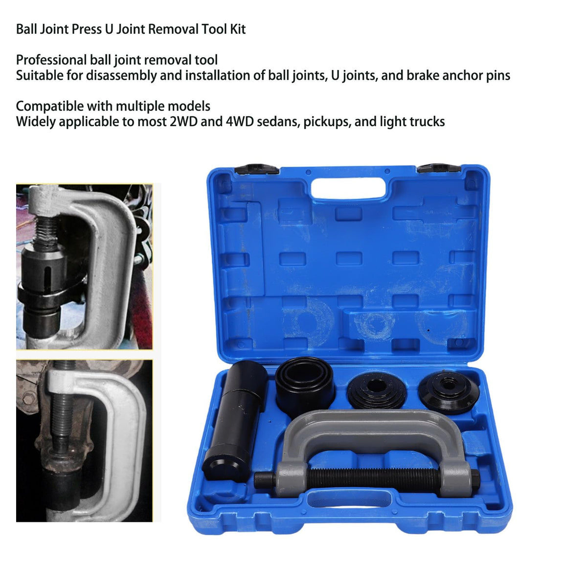 Ball Joint U Joint Removal Tool Kit with 4WD Adapter C6555