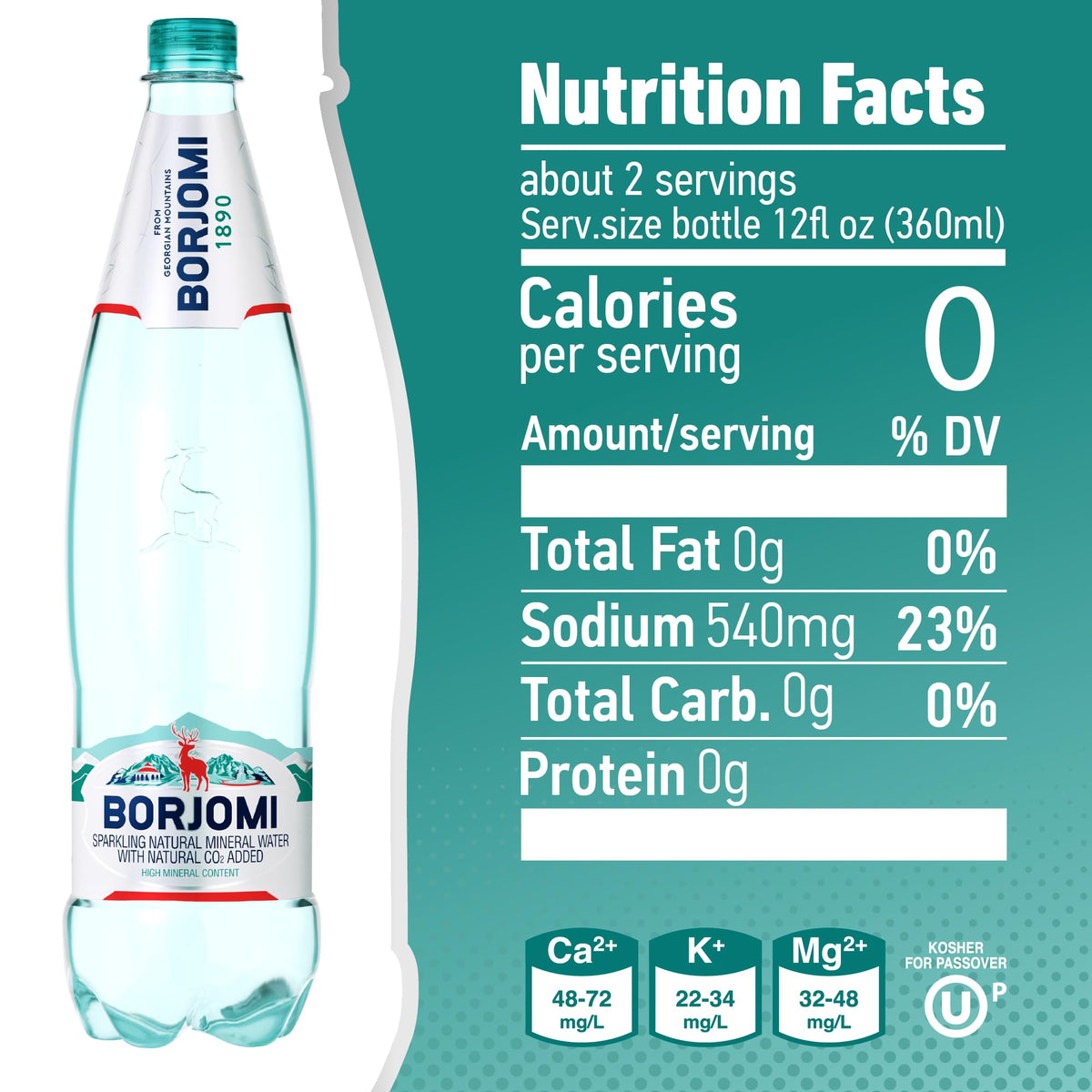 Sparkling Mineral Water 33.8 oz 6 Pack H585115
