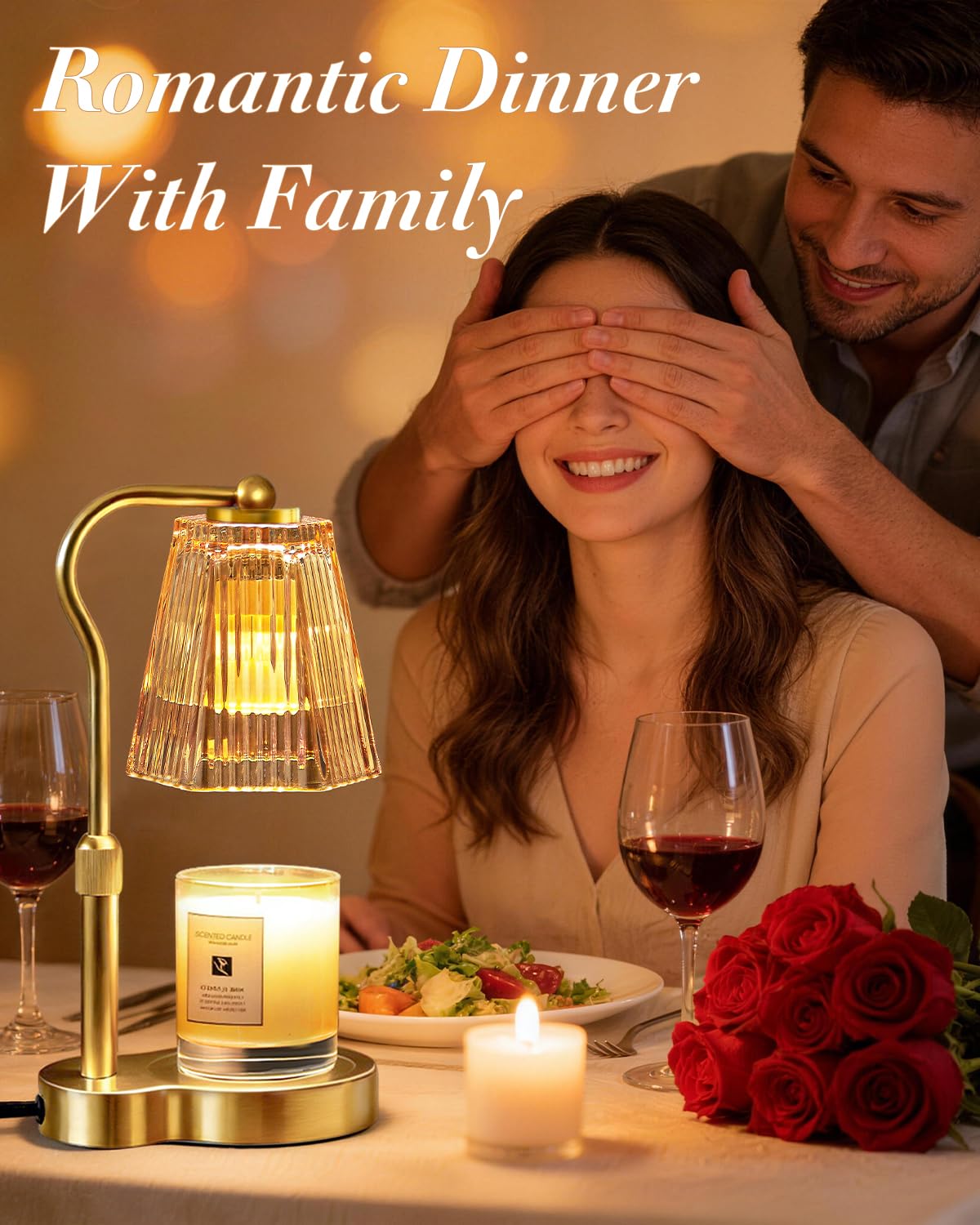 Candle Warmer Lamp with Timer & Dimmable Settings V1776