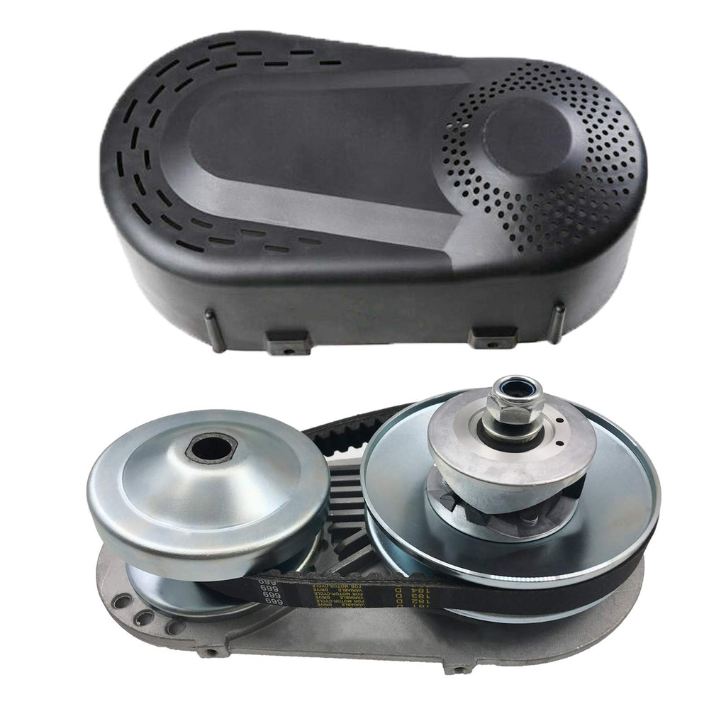1 Inch Torque Converter Go Kart Pulley Kit with 10T #40 41 and 12T #35 Sprocket X3662