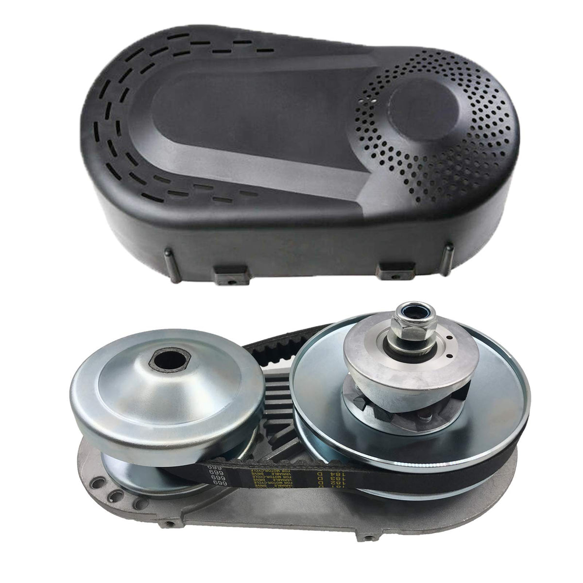 1 Inch Torque Converter Go Kart Pulley Kit with 10T #40 41 and 12T #35 Sprocket X3662