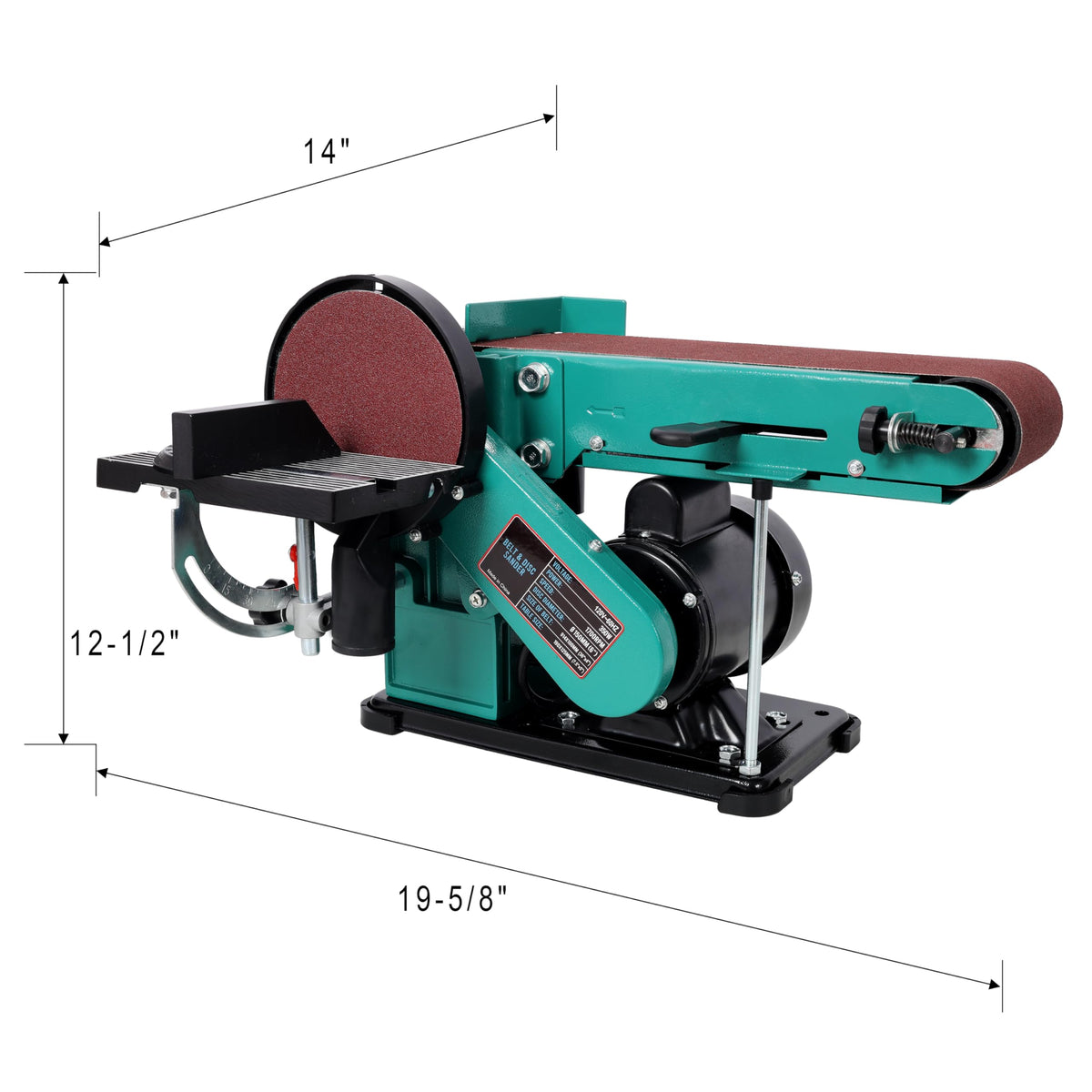 4x36 Inch Belt and 6 Inch Disc Benchtop Sander K4347