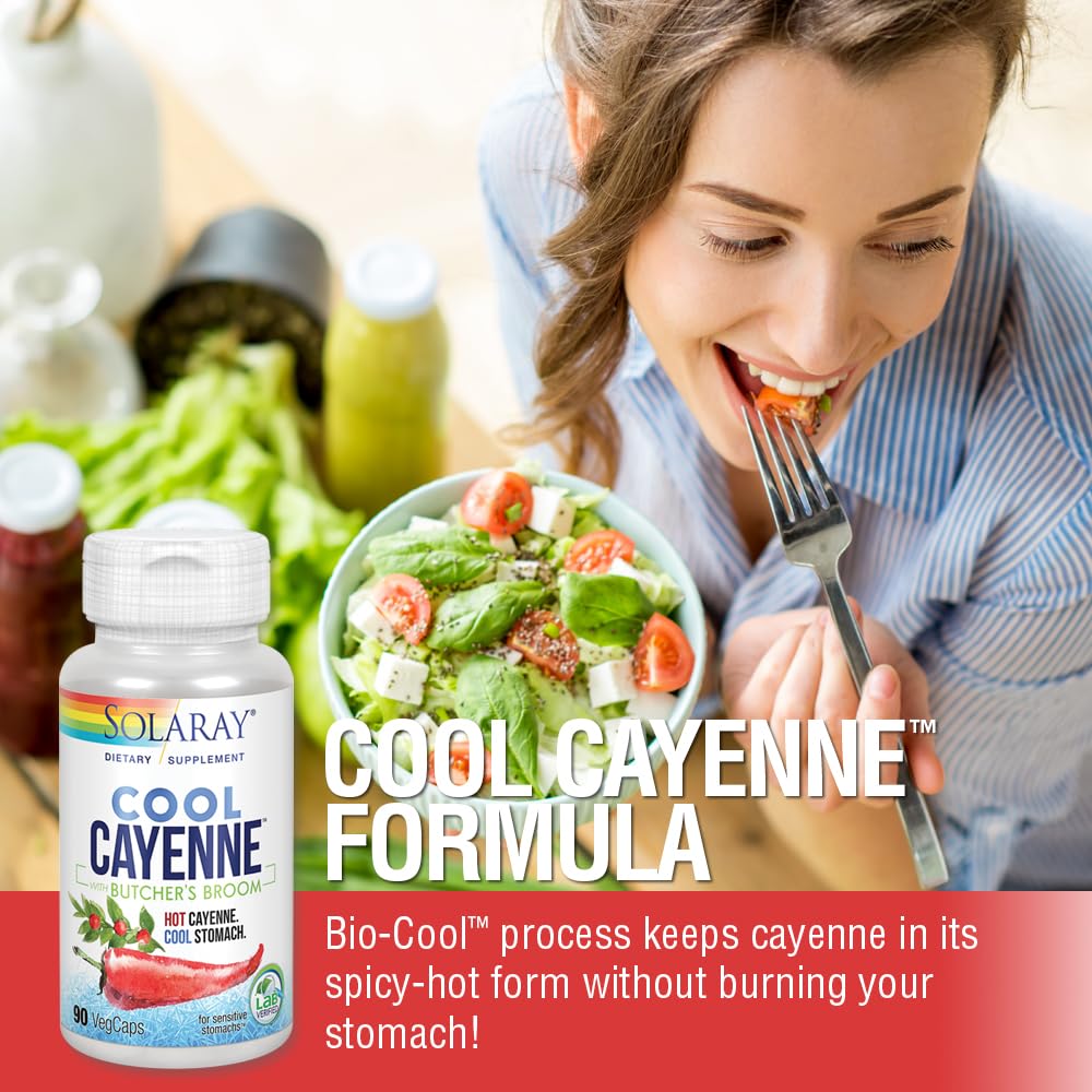 Cool Cayenne Pepper 40,000 HU 90 VegCaps Z50134