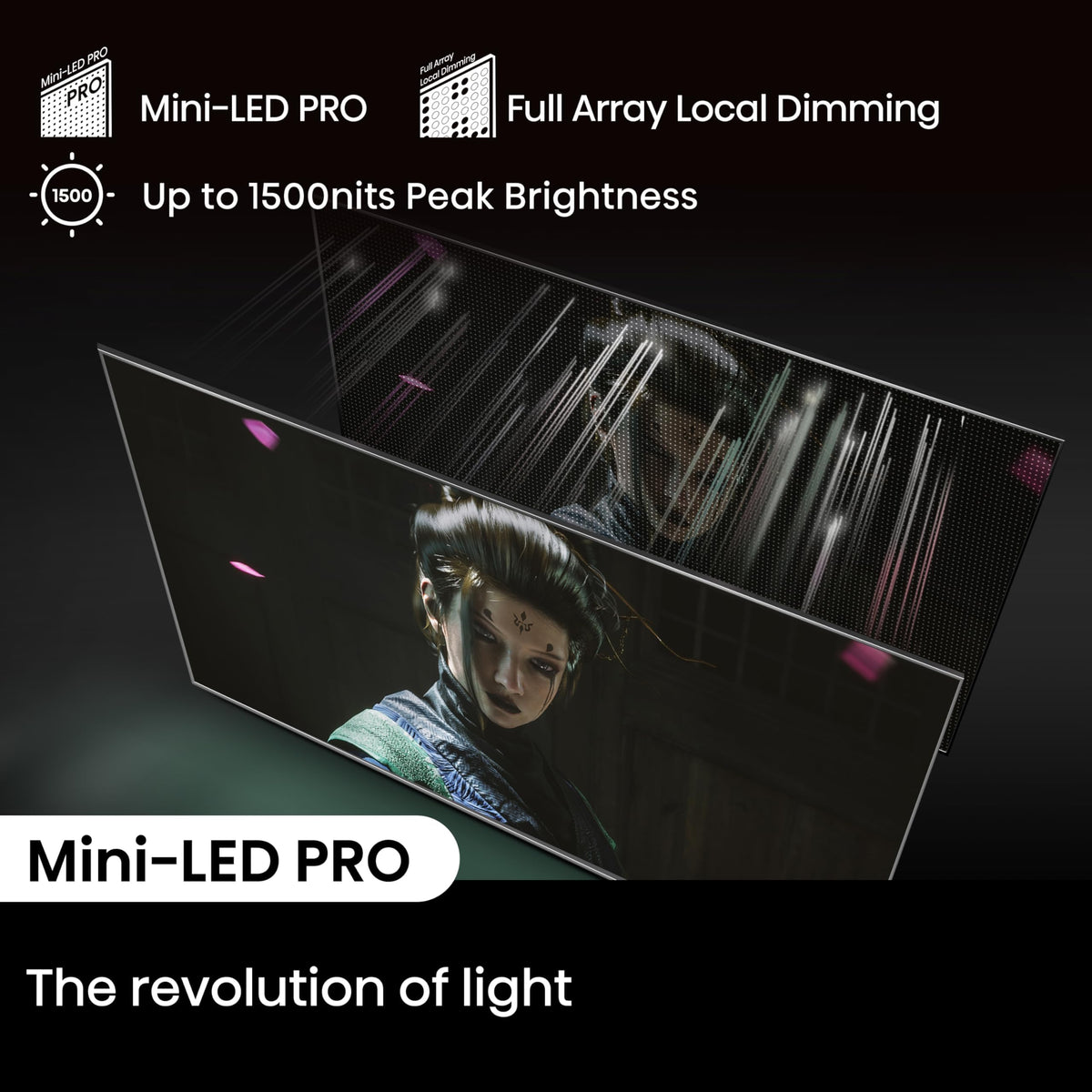 55-Inch Mini-LED ULED 4K UHD Google Smart TV O93141