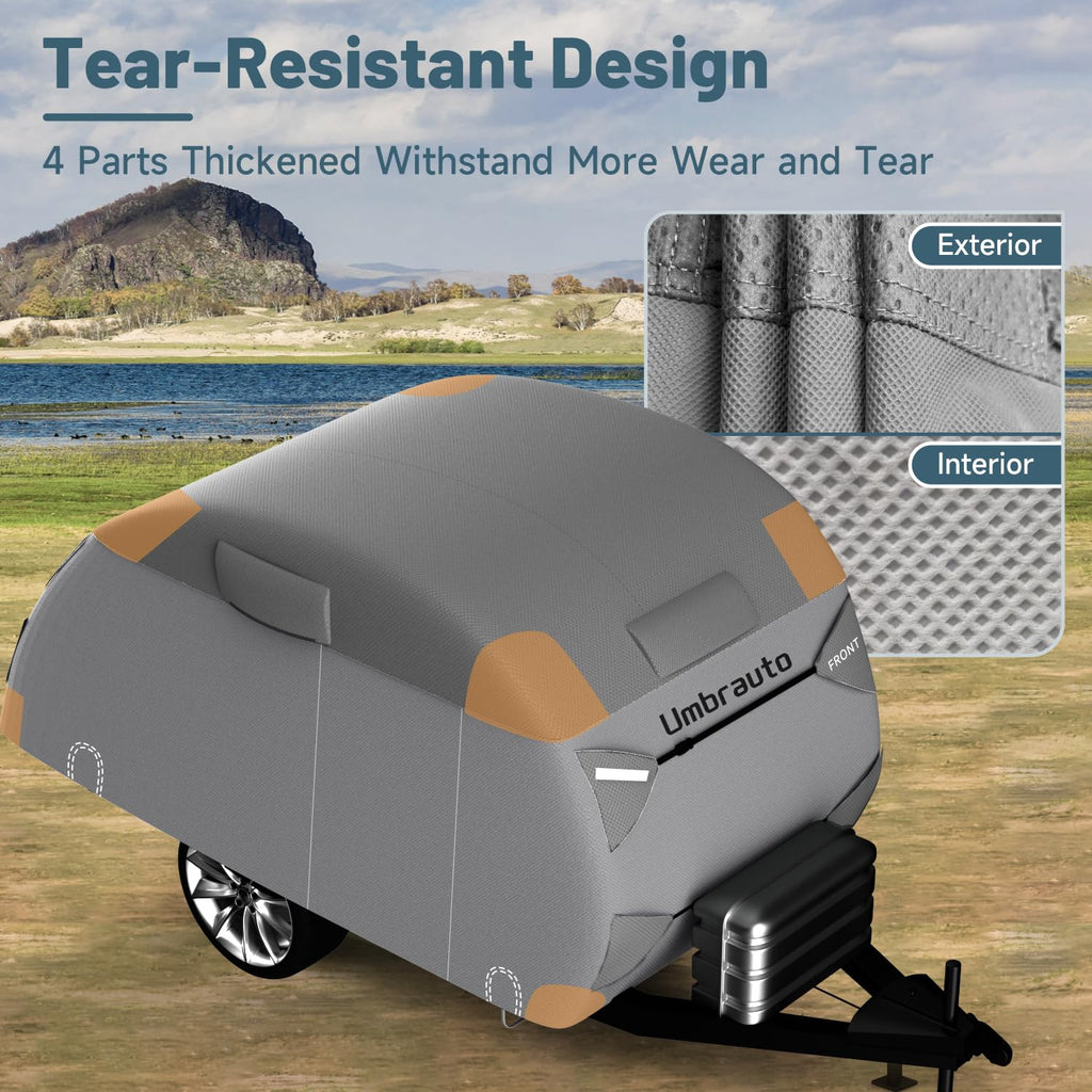 8'-10' 7 Layers Waterproof Travel Trailer Cover I133396