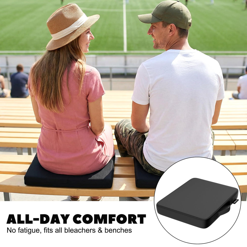 Portable Waterproof Oxford Stadium Seat Cushions 2-Pack W869