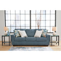 Blue Chenille 3 Seater Couch W175432