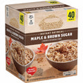 Maple & Brown Sugar Instant Oatmeal Cereal, 40 Count J5007