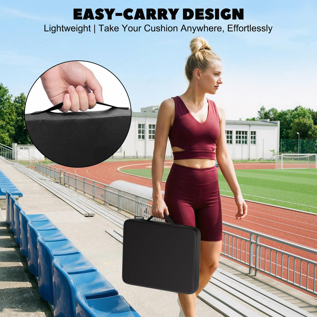Portable Waterproof Oxford Stadium Seat Cushions 2-Pack W869