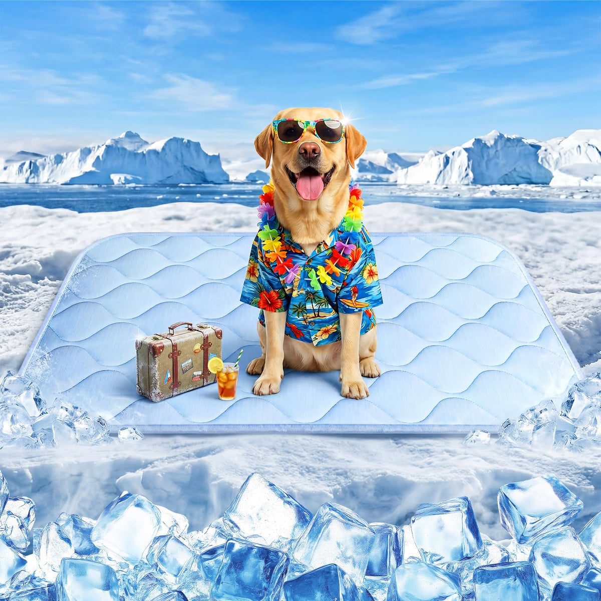 Ice Silk Waterproof Cooling Pet Mat U599