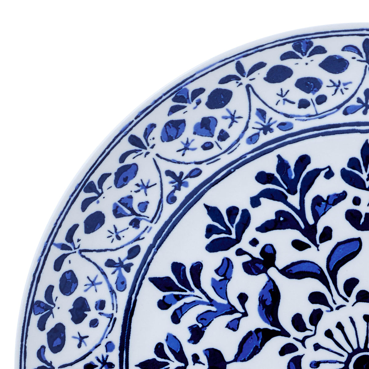 12 Piece Blue Stoneware Dinnerware Set H1007
