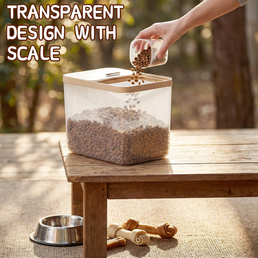 4 Pcs Clear Dog Food Storage Containers C466582
