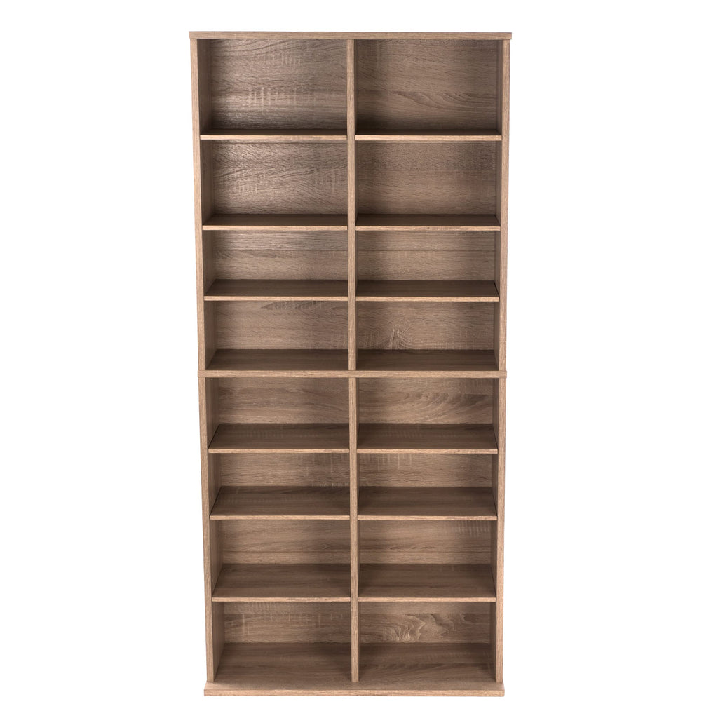 Weathered Oak Media Storage Cabinet T3583