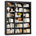 71" 6 Tier Black Bookshelf N774393