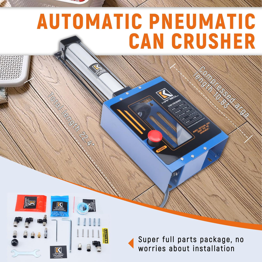 Pneumatic Air Powered Aluminum Can Crusher A331