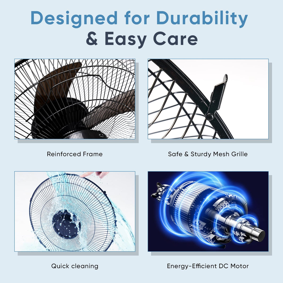 17" Oscillating Pedestal Fan with Remote B582584