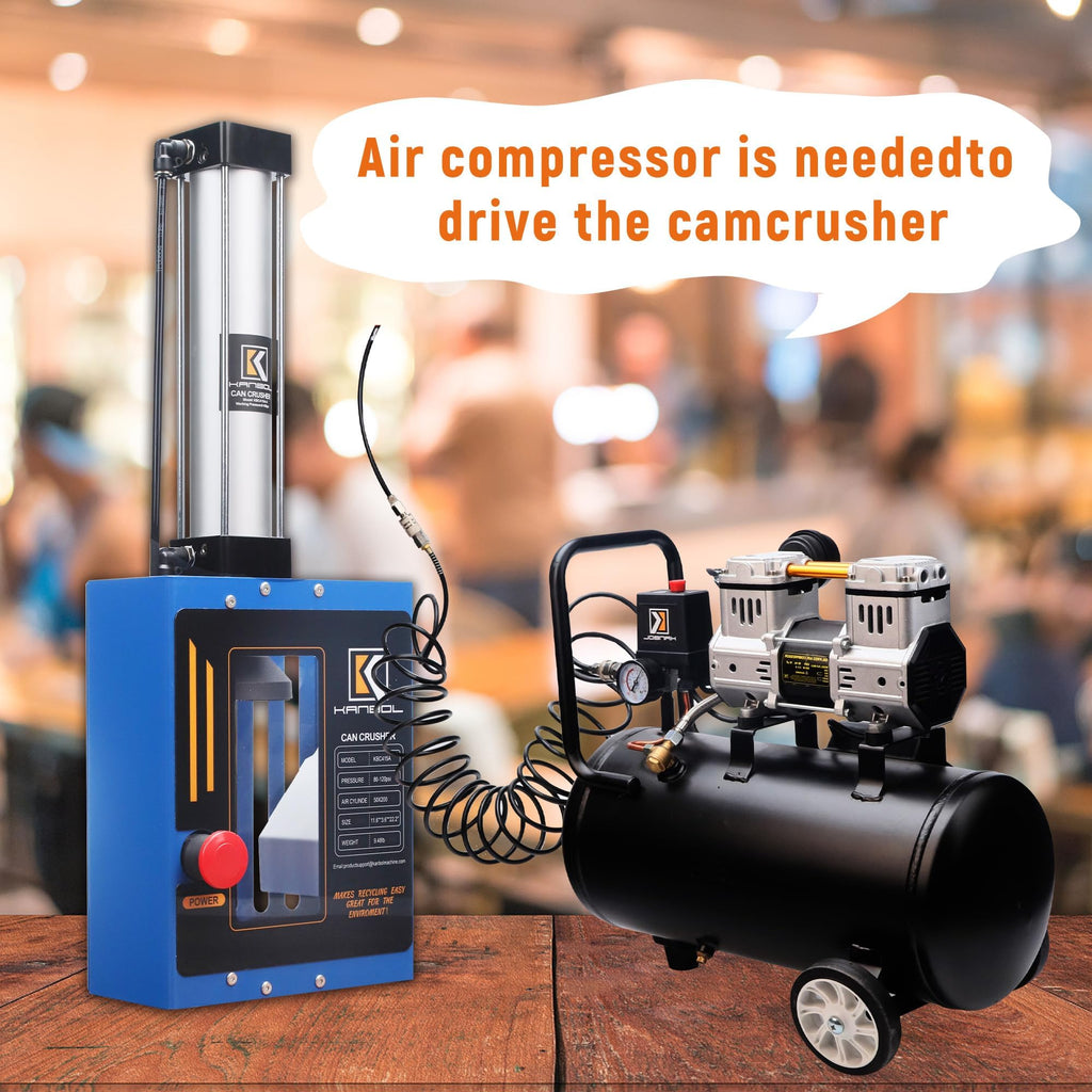 Pneumatic Air Powered Aluminum Can Crusher A331