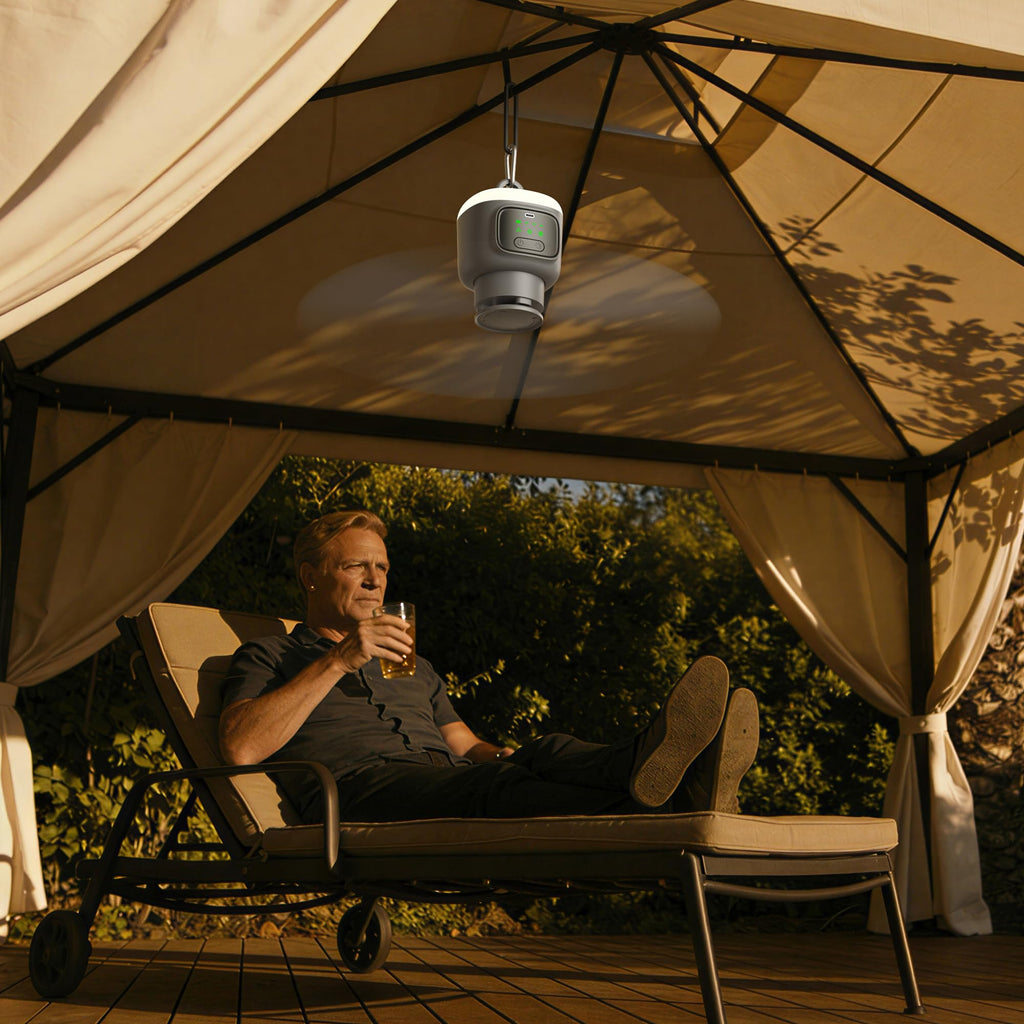 Portable Ceiling Fan with Light W67615