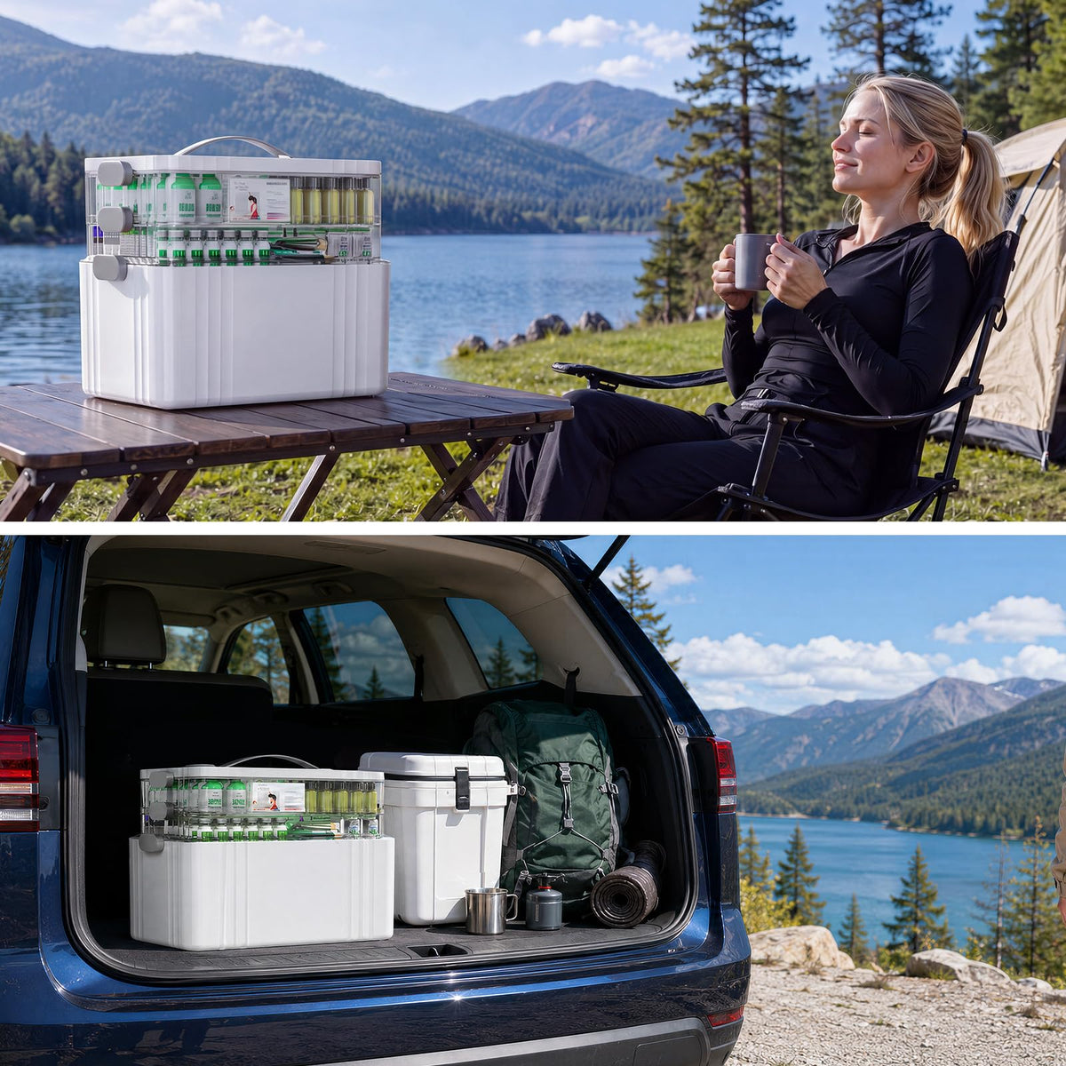 3-Tier Portable Medicine Organizer U8911