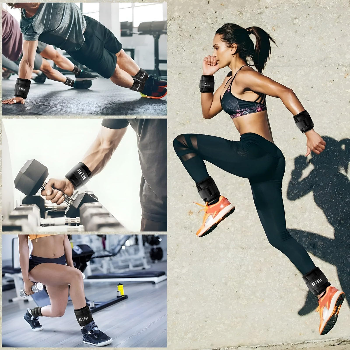 10lbs/Pair Adjustable Ankle Weights B92609