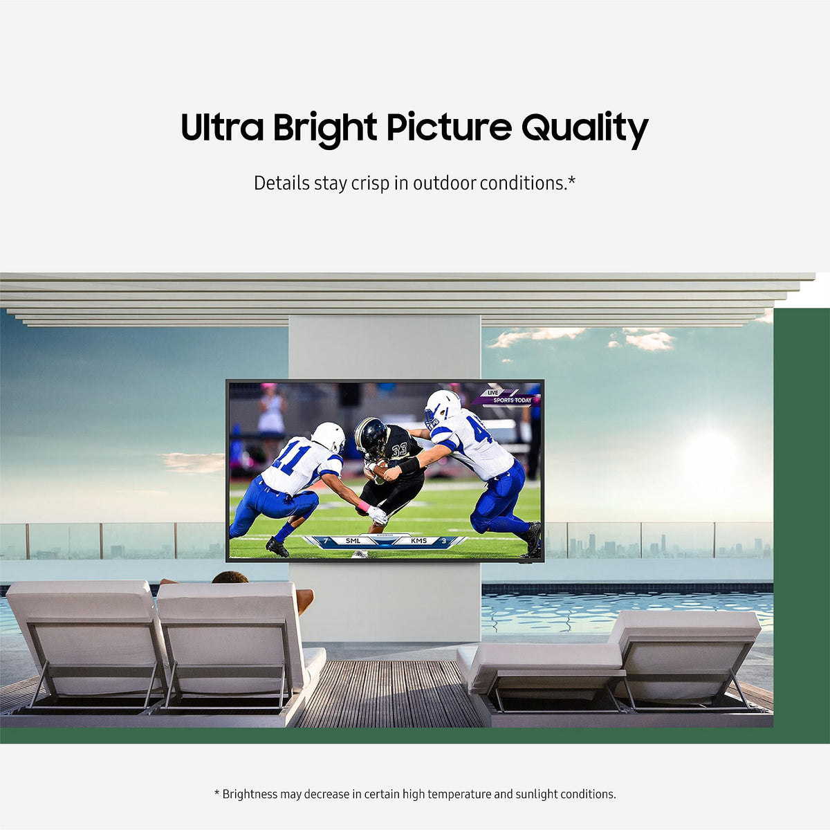 85-Inch 4K QLED Outdoor Smart TV I2439