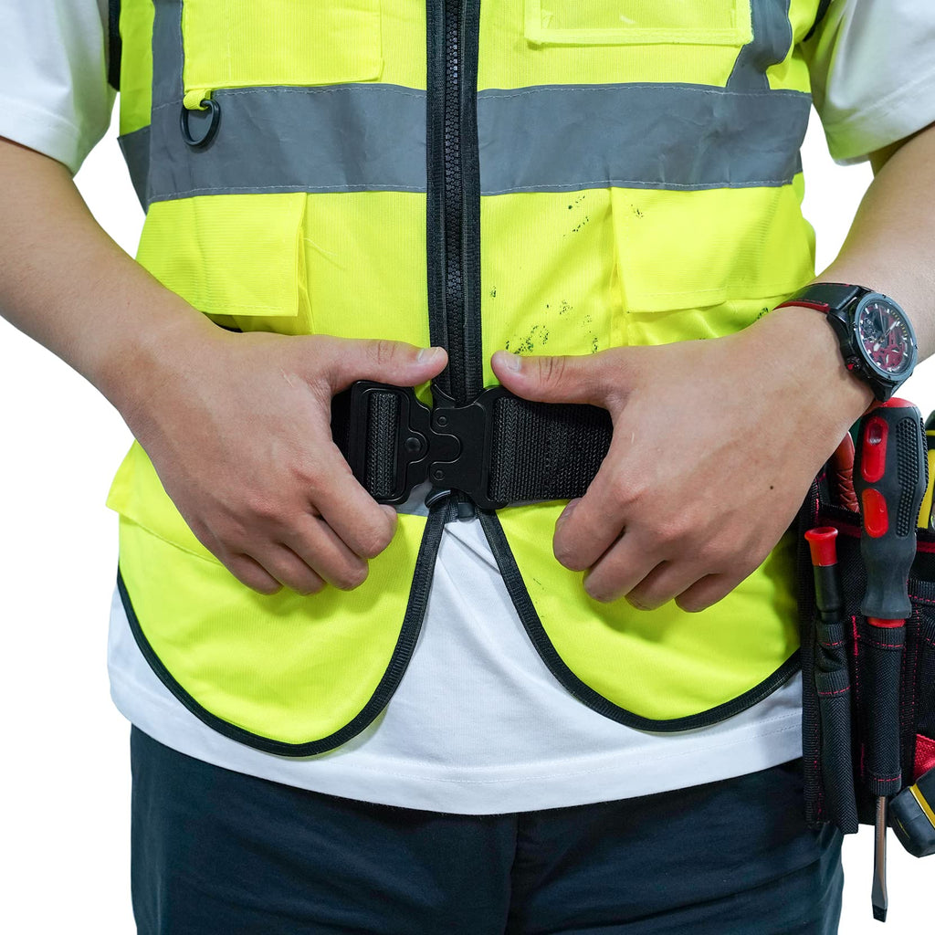 2" Nylon Web Work Tool Belt with Quick Release Metal Buckle R2544