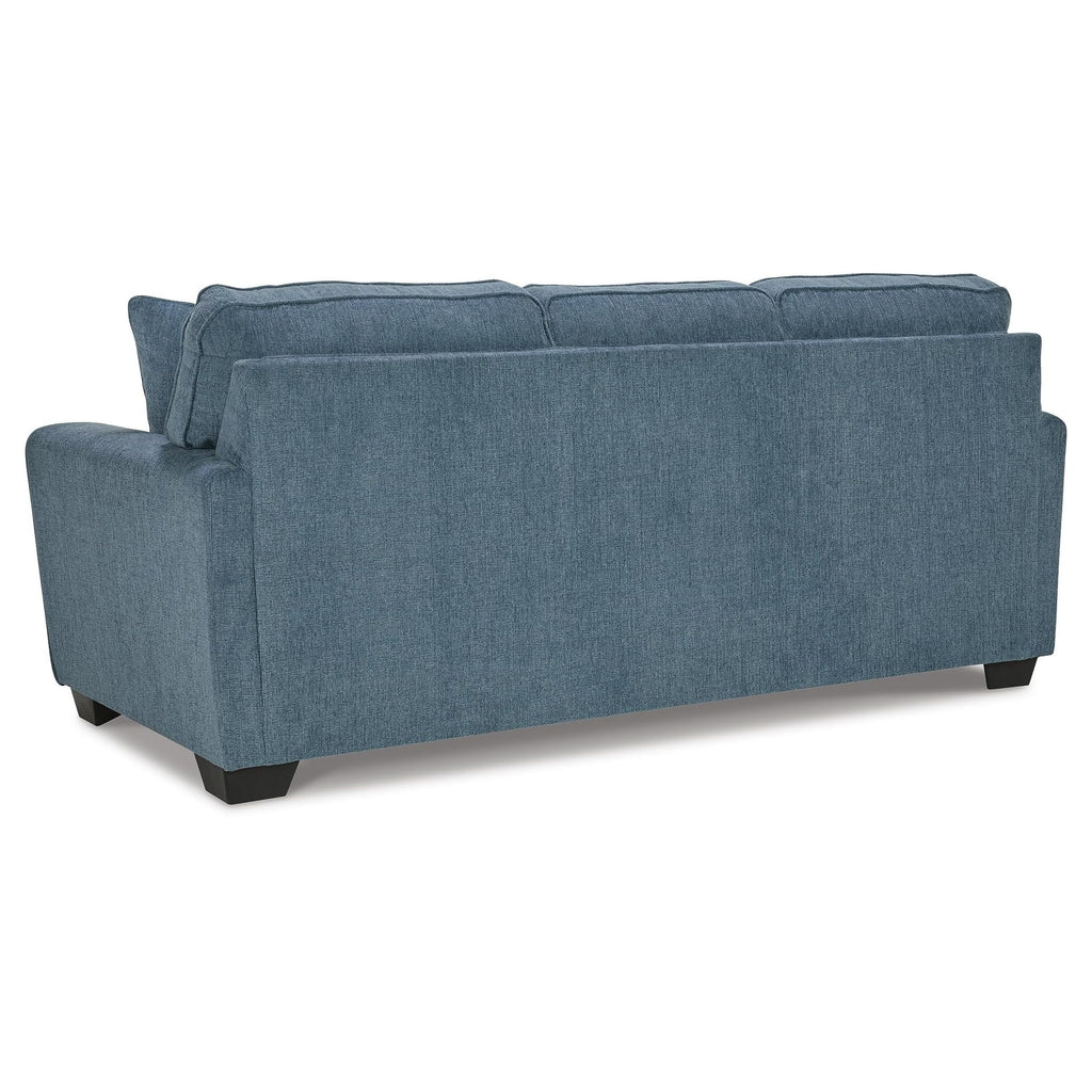 Blue Chenille 3 Seater Couch W175432
