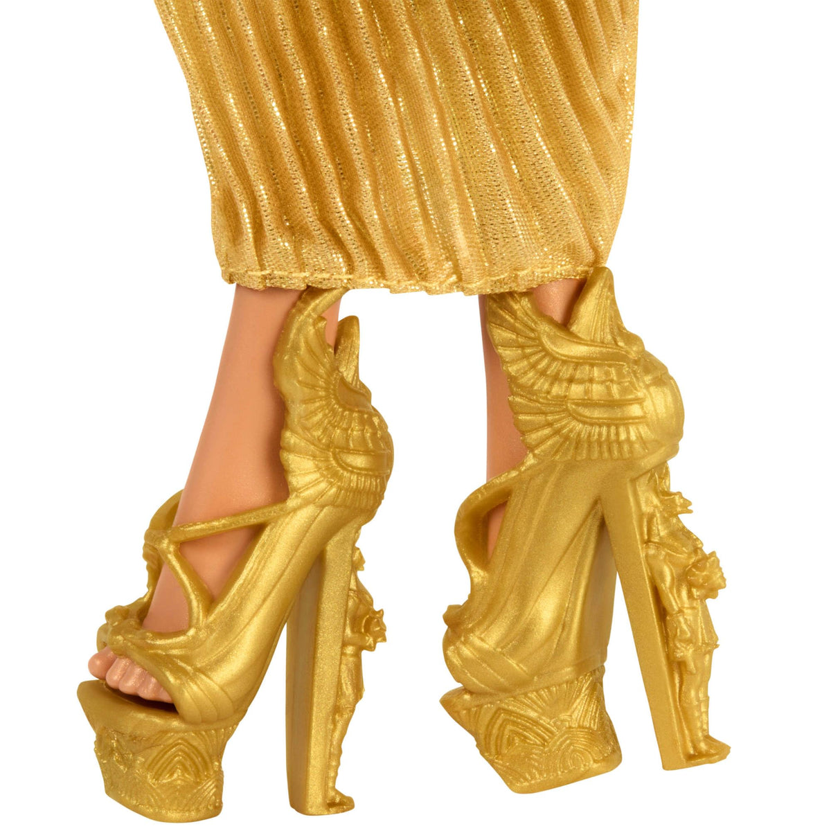 Collectible Doll in Golden Gown with Fringe Shawl S5990