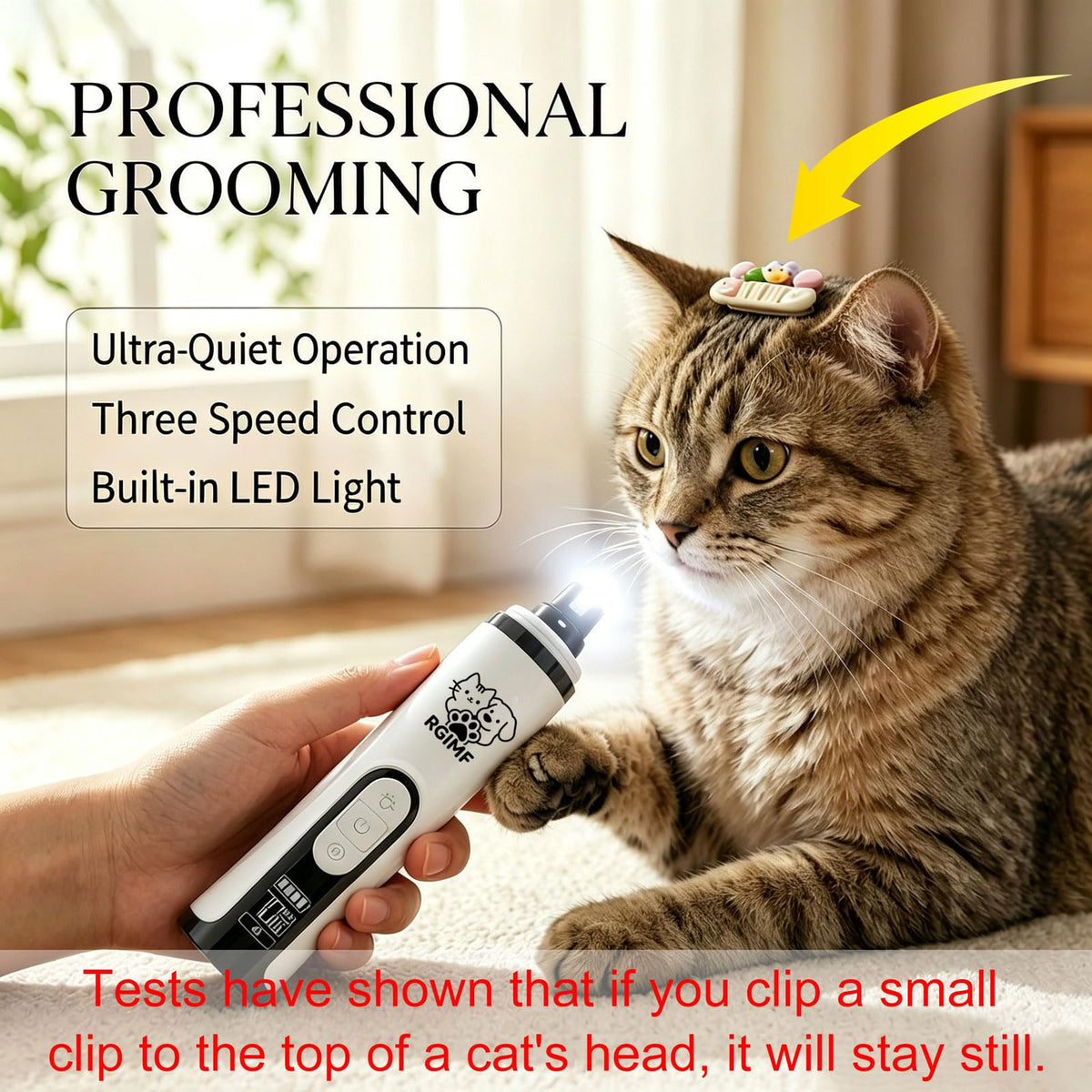 Dog Nail Grinder with Light B7370