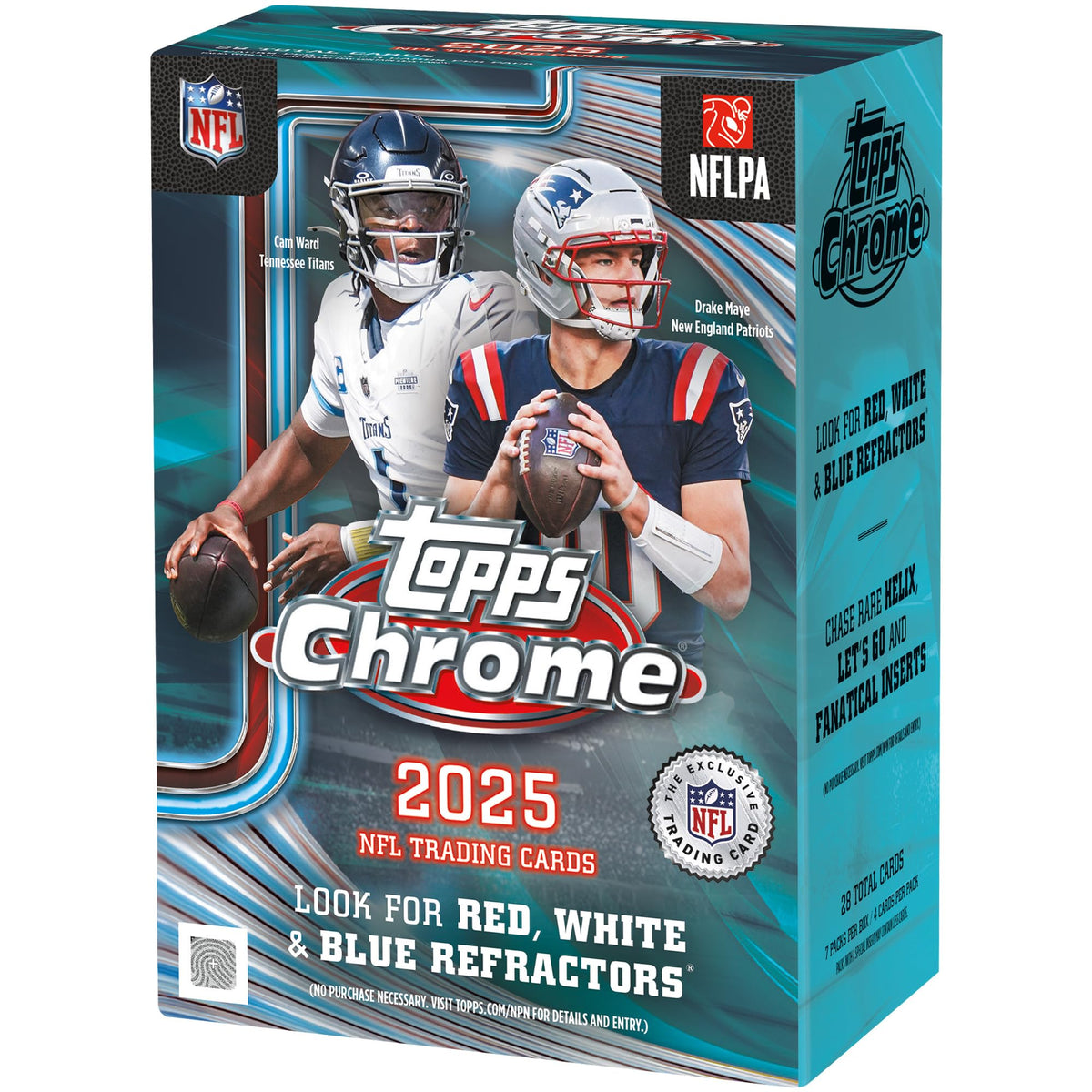 2025 Topps Chrome NFL Football Value Box E222061