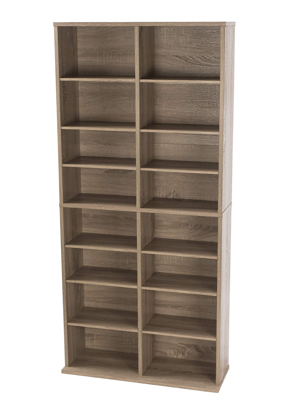 Weathered Oak Media Storage Cabinet T3583