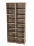 Weathered Oak Media Storage Cabinet T3583