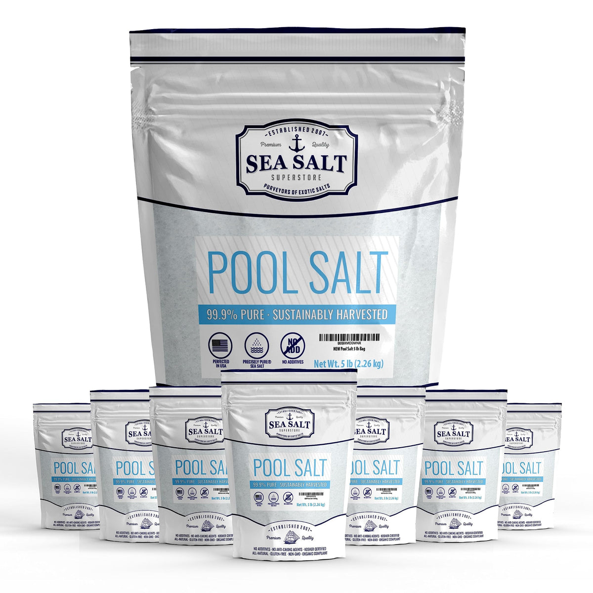 Pool Salt 8 Bags of 5 lb B525