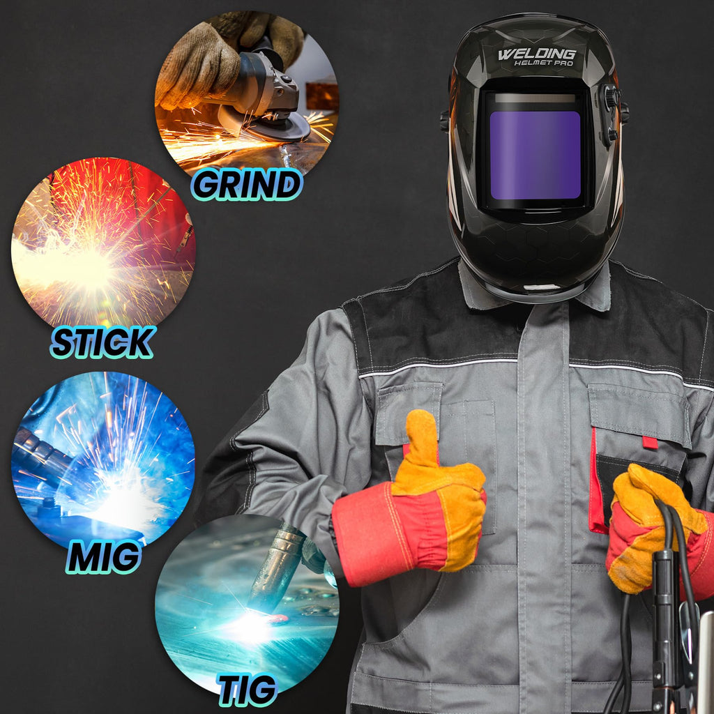 Auto Darkening True Color Solar Powered Welding Helmet Z59901