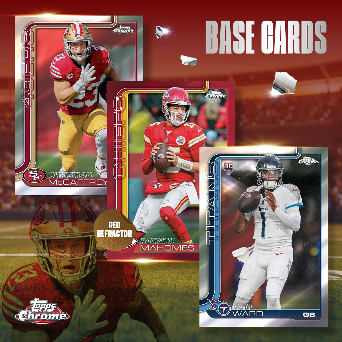 2025 Topps Chrome NFL Football Value Box E222061